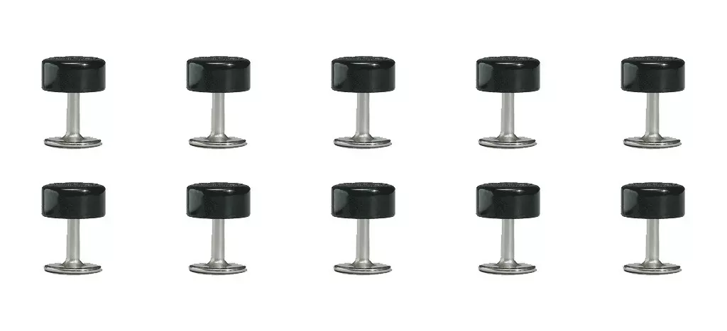 Segufix Magneteschloss schwarz 10er Pack 