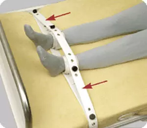 Segufix Beinbügelgurt in Weiß - Draufsicht