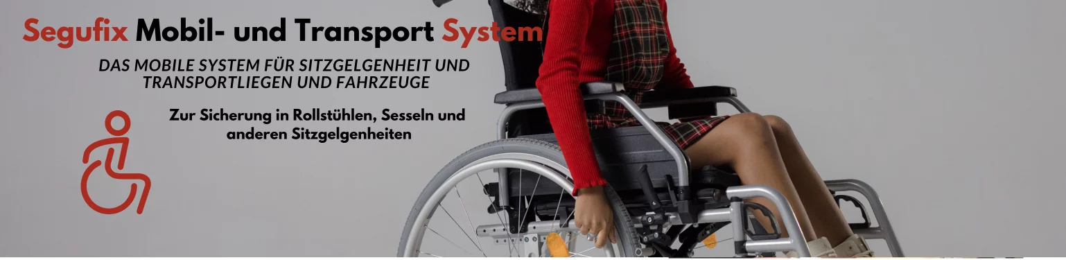 Segufix Mobil- und Transport System Rollstuhl - Seitenansicht