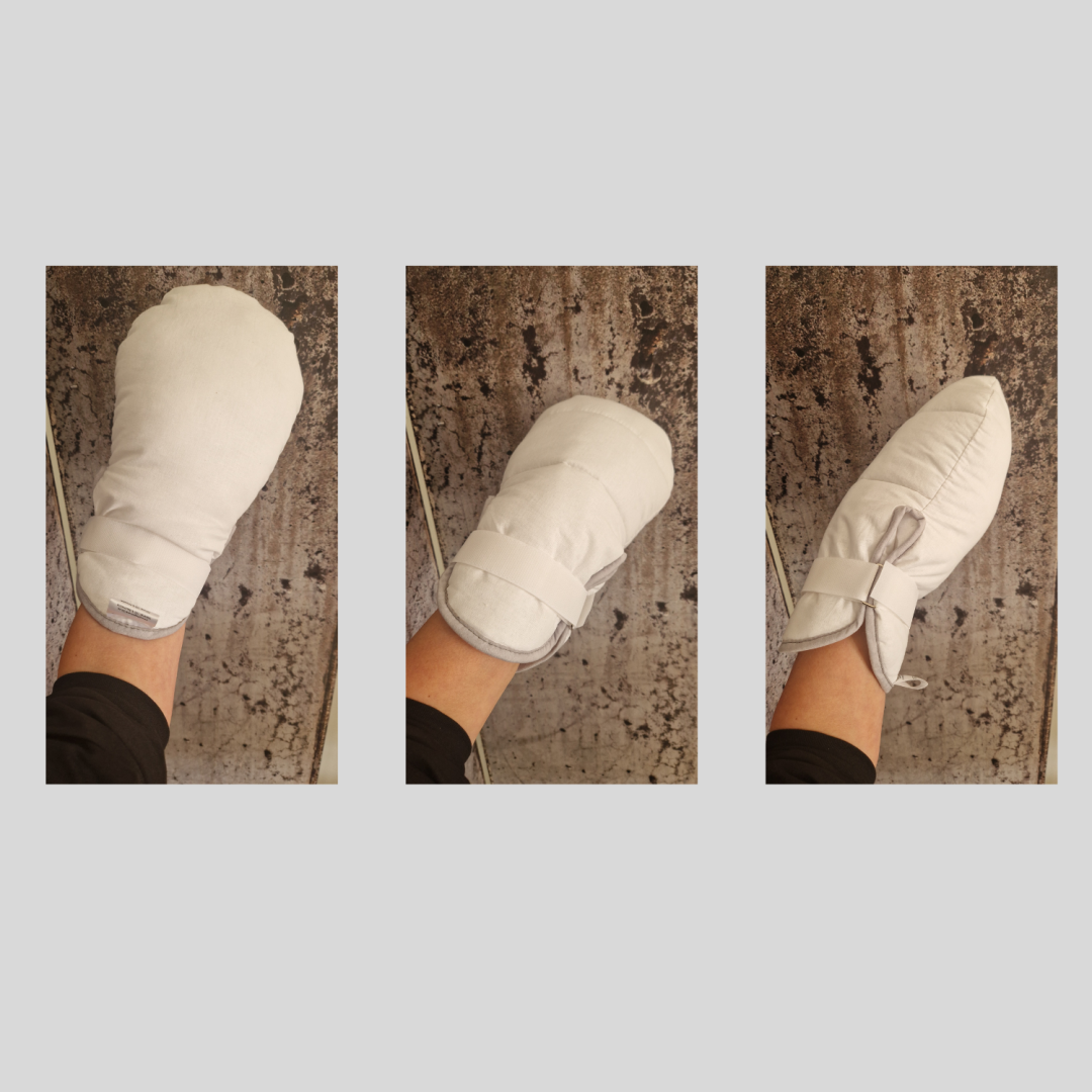 Medicare Patientenschutzhandschuhe 4819, dick gepolstert, verhindern Eigen- und Fremdaggression, schützen vor Verletzungen, ermöglichen freie Fingerbewegung, Universalgröße, für Damen und Herren geeignet. (4819)