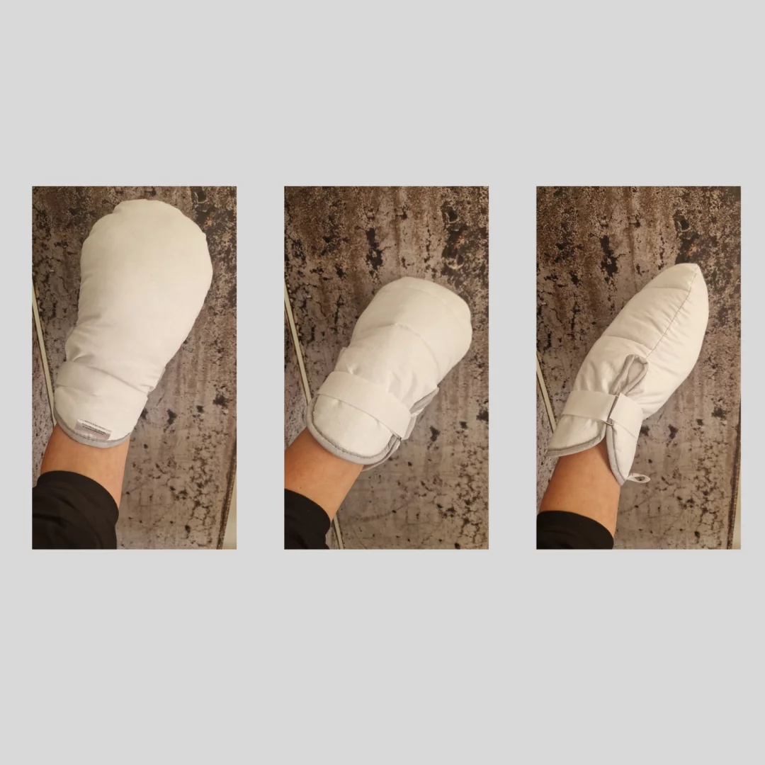 Medicare Patientenschutzhandschuhe 4819, dick gepolstert, verhindern Eigen- und Fremdaggression, schützen vor Verletzungen, ermöglichen freie Fingerbewegung, Universalgröße, für Damen und Herren geeignet. (4819)